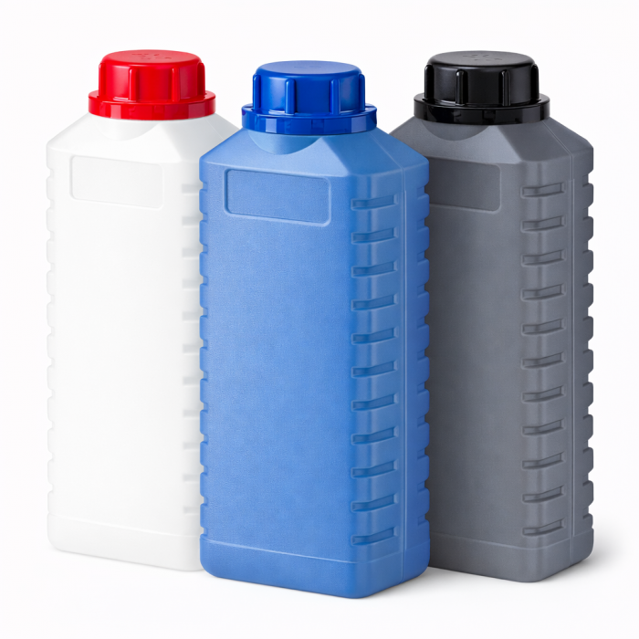 Каністра 1 л. (Прямокутна K01-66х85х234; Кругла R01-80,8х249,2) Мінімальне замовлення від 5 шт.